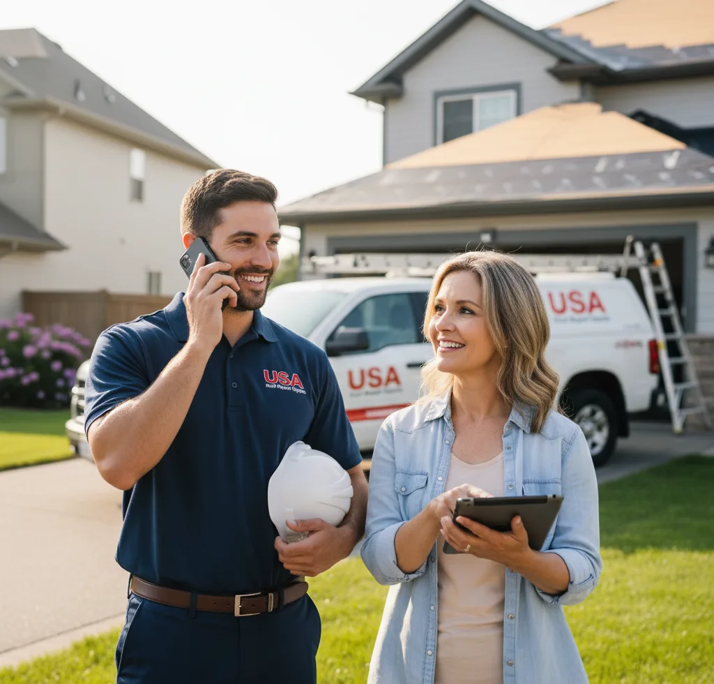 USA Roof Repair Experts customer support in Weldon